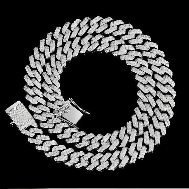 Kazare Premium Men Chain | Cuban Chain | Iced Jewelery | Iced Locket | Men Chain | Chains For Boy