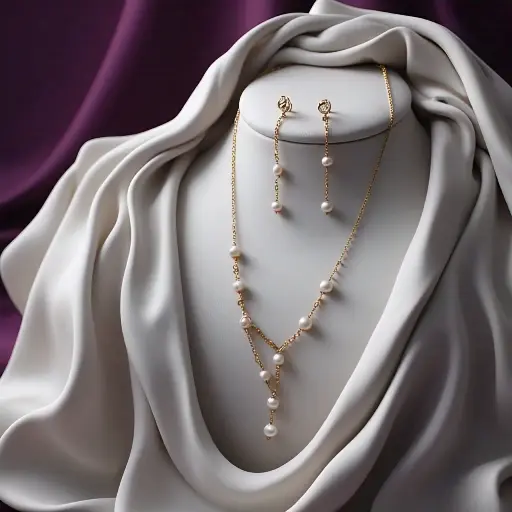 Premium Quality Fancy Necklace With Earring
