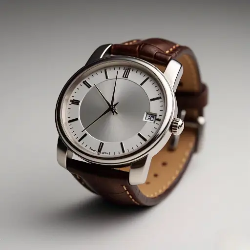 Date Series brown leather strap Classic and Attractive Professional top trendy and stylish Analogue Watches for Men/boys for office, school use