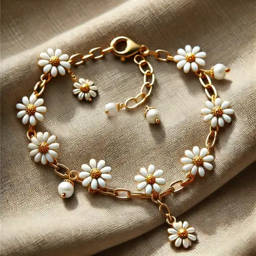 With a touch of magic in every curve, this bracelet enchants with its alluring design and sparkling accents.